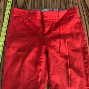 Banana Republic Sloan pant in red
